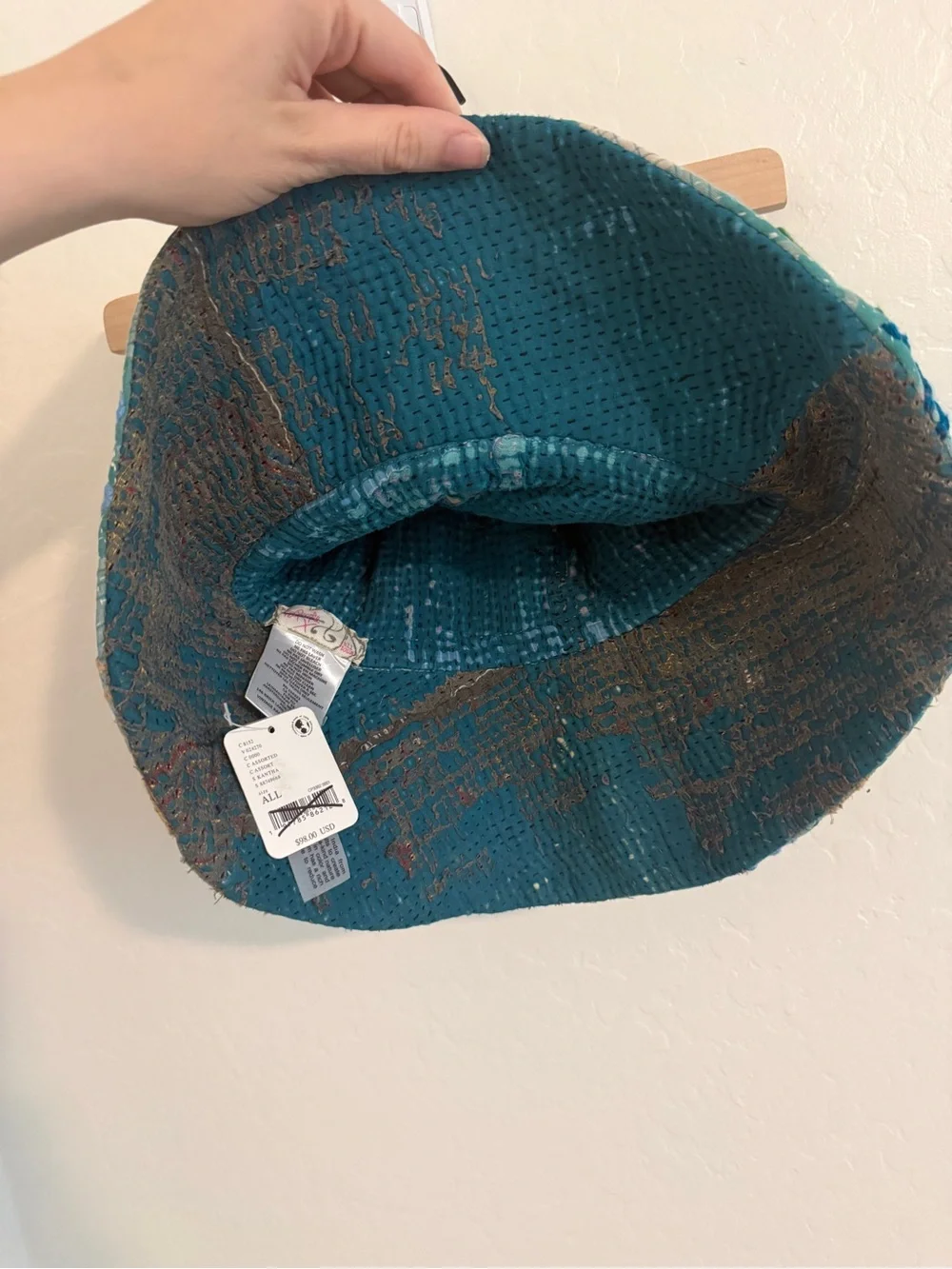 NWT Free People Vintage Kantha Bucket Hat